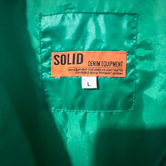 Vintage glossy green jacket,a one of a kind in great condition,only worn twice. - Picture 4 of 4